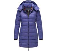MARIKOO Manteau d’hiver 'Abendsternchen' violet foncé, Taille 6XL