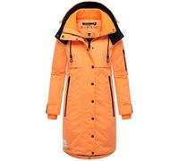 MARIKOO Manteau d’hiver 'Anoukaa 16' orange foncé / noir, Taille S