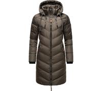 MARIKOO Manteau d’hiver 'Armasa' anthracite, Taille XXL
