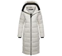 MARIKOO Manteau d’hiver 'Lanitaa XVI' noir / blanc cassé, Taille XS