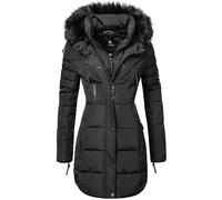 MARIKOO Manteau d’hiver 'Moonshine' noir, Taille XXL