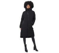 MARIKOO Manteau d'hiver matelassé pour femme B949, Noir , S