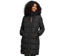 Marikoo Manteau d'hiver pour femme avec capuche B941, Noir , XS