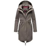 MARIKOO Manteau fonctionnel gris foncé, Taille XXL