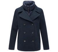 MARIKOO Manteau mi-saison bleu marine, Taille XL