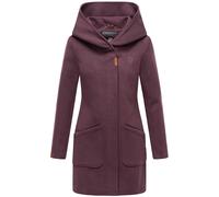 MARIKOO Manteau mi-saison 'Maikoo' prune, Taille XXL