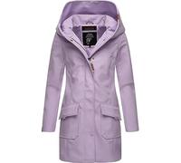 MARIKOO Mayleen Veste demi-saison imperméable et respirante avec capuche pour femme Tailles XS à 3XL, Violet clair., XXL
