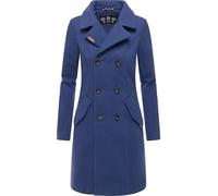 Marikoo Nanakoo Manteau d'hiver Trench Style Parka pour Femme Bleu Violet 3XL