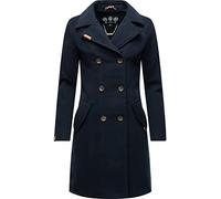 Marikoo Nanakoo Manteau d'hiver Trench Style Parka pour Femme Marine XXL