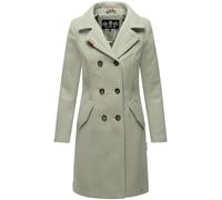Marikoo Nanakoo Manteau d'hiver Trench Style Parka pour Femme Menthe Fumé L