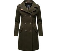 Marikoo Nanakoo Manteau d'hiver Trench Style Parka pour Femme Vert Foncé XL