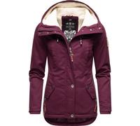 MARIKOO Parka d’hiver 'Bikoo' lie de vin, Taille XXXL