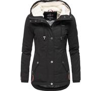 Marikoo Bikoo veste d'hiver en coton pour dame avec capuche Noir M