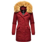 MARIKOO Parka d’hiver 'Karmaa' rouge / rouge sang, Taille S