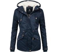 MARIKOO Parka d’hiver 'Manolya' bleu marine, Taille 4XL