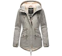 MARIKOO Parka d’hiver 'Manolya' gris, Taille XXL