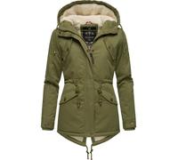 MARIKOO Parka d’hiver 'Manolya' olive, Taille XL