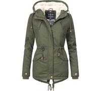 MARIKOO Parka d’hiver 'Manolya' olive, Taille XXL
