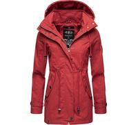 MARIKOO Parka mi-saison 'Nyokoo' rouge / bourgogne, Taille XXL