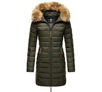 Marikoo Rose veste d'hiver pour dame | Longueur : couvrant les genoux | Niveau de chaleur 3 sur 3 | Tissu extérieur doux, mat et légèrement chatoyant