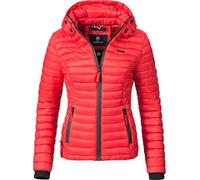 Marikoo Samtpfote, Veste matelassée pour Dame mi-Saison Rouge XS