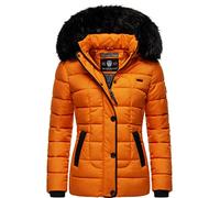 Marikoo Unique Veste d'hiver matelassée pour Dame Orange Brûlée L