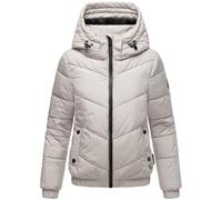 MARIKOO Veste d’hiver 'Nayanaa XVI' gris clair / noir, Taille XS