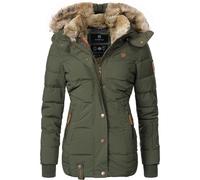 MARIKOO Veste d’hiver 'Nekoo' kaki, Taille M
