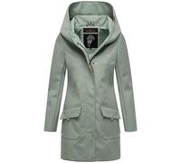 MARIKOO Veste de mi-saison pour femme en Softshell respirant avec capuche Mayleen Taille XS à 5XL, L