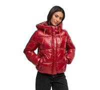 MARIKOO Veste d'hiver pour femme (XS-XXL) - Matelassée, capuche amovible, fermeture à glissière magnétique - N097, XL