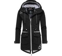Marikoo Veste Softshell Femme Extérieur Fonctionnelle Parka Coupe-Vent Ulissaa