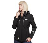 MARIKOO Veste softshell pour femme - Imperméable - B864, Noir , M