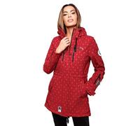 Marikoo Veste softshell pour femme (XS-3XL) avec capuche - Déperlante, intérieur en polaire, poche sur le bras, manteau, veste chaude pour femme B614, S