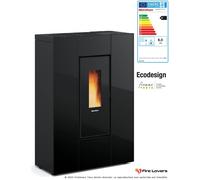 Poêle à granulés La Nordica Extraflame Marilena Plus AD Crystal 8 kW Bardage en verre, blanc