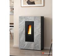 Marilena Plus CRYSTAL/PETRA 5.0.16 8kW Poêle à granulés canalisable blanc
