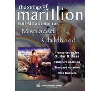 Marillion - MISPLACED CHILDHOOD: High quality transcription music sheet with Tablature - For Bass & Guitar