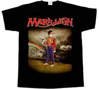 Marillion misplaced Childhood Script for a jester's Tear New Black T-Shirt Black Manches Courtes(Large)