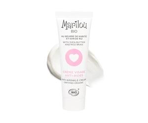 Marilou Bio - Crème Visage Anti-Rides Bio Aloe Vera et Son de riz - Rides - Fermeté - Eclat - 99% d'ingrédients d'origine naturelle - Tous types de peaux - 30 ml