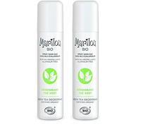 Marilou Bio - Déodorant Spray Thé Vert Bio Sans Alcool Classic - Pour Homme/Femme au Parfum Subtil et Délicat - Fabriqué en France - 75ml (Lot de 2)