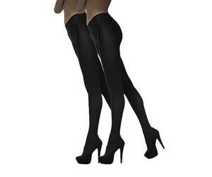 Marilyn Collant opaques avec pointe de 9 cm, lot de 1 ou 2 collants, 100 Deniers - noir - (M/L) - 2 Paar