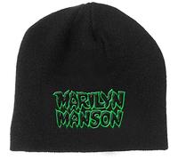 Marilyn Manson Bonnet Band Logo Say10 Nouveau Officiel Noir Size One Size