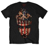 Marilyn Manson Crown - T-shirt - Manches Courtes - Homme, Noir (Black), Medium