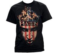 Bravado! Designs T-shirt Marilyn Manson Crown – Noir – Medium