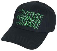 Marilyn Manson Logo - Baseball Cap Casquette Noir