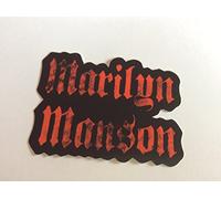 Marilyn Manson Official Sticker logo 9x5cm