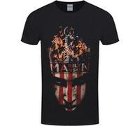 Marilyn Manson T-Shirt Crown Homme Noir - Taille L Noir G