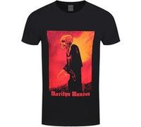 Marilyn Manson T-Shirt Mad Monk Homme Noir - Taille S Noir G