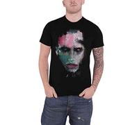 Marilyn Manson T Shirt We are Chaos Back Print Logo Nouveau Officiel Noir Size S