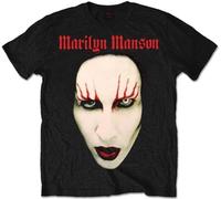 Marilyn Manson Tričko Red Lips Uni Noir XL