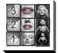 Marilyn Monroe 321 Toile, Polyester, Multicolore, 40 x 40 x 40 cm